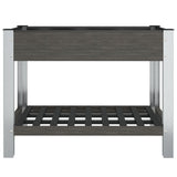 Vidaxl plantenbak verhoogd met schap 100x50x75 cm hkc