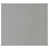 Vidaxl verzwaringsdeken 200x230 cm 13 kg stof grijs