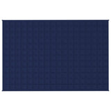 Vidaxl verzwaringsdeken 122x183 cm 5 kg stof blauw