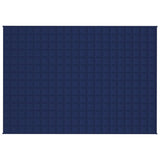 Vidaxl verzwaringsdeken 140x200 cm 6 kg stof blauw