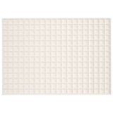 Vidaxl verzwaringsdeken 135x200 cm 6 kg stof lichtcrèmekleurig