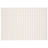 Vidaxl verzwaringsdeken 137x200 cm 6 kg stof lichtcrèmekleurig