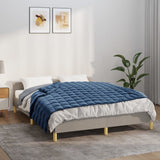 Vidaxl verzwaringsdeken 122x183 cm 5 kg stof blauw