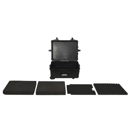 VidaXL Flightcase op wieltjes 58x45x27 cm PP zwart