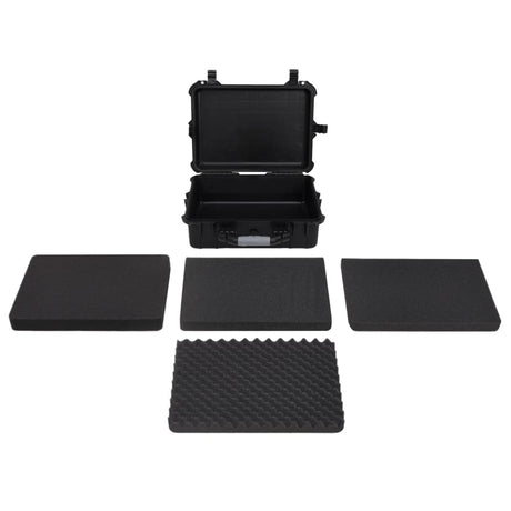 VidaXL Flightcase draagbaar 52x40x19 cm PP zwart