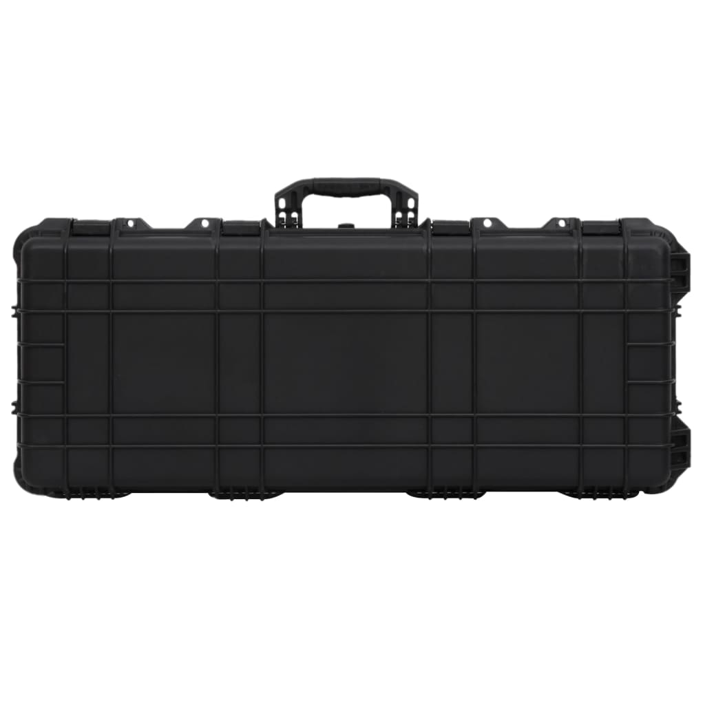 Vidaxl flightcase op wieltjes 96x42x16 cm pp zwart