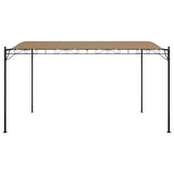 Vidaxl luifel 4x3 m 180 g m² stof en staal taupe
