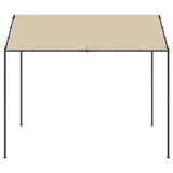 Vidaxl tuinpaviljoen 3x3 m staal en stof beige