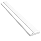 Vidaxl wandschap voor inloopdouchewand 115 cm aluminium wit