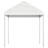 Vidaxl prieel met dak 2,28x2,23x2,69 m polyetheen wit