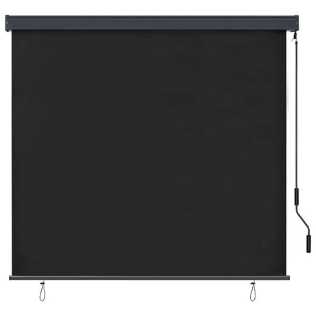 Vidaxl rolgordijn gestreept antraciet 180 x 250 cm stof en aluminium