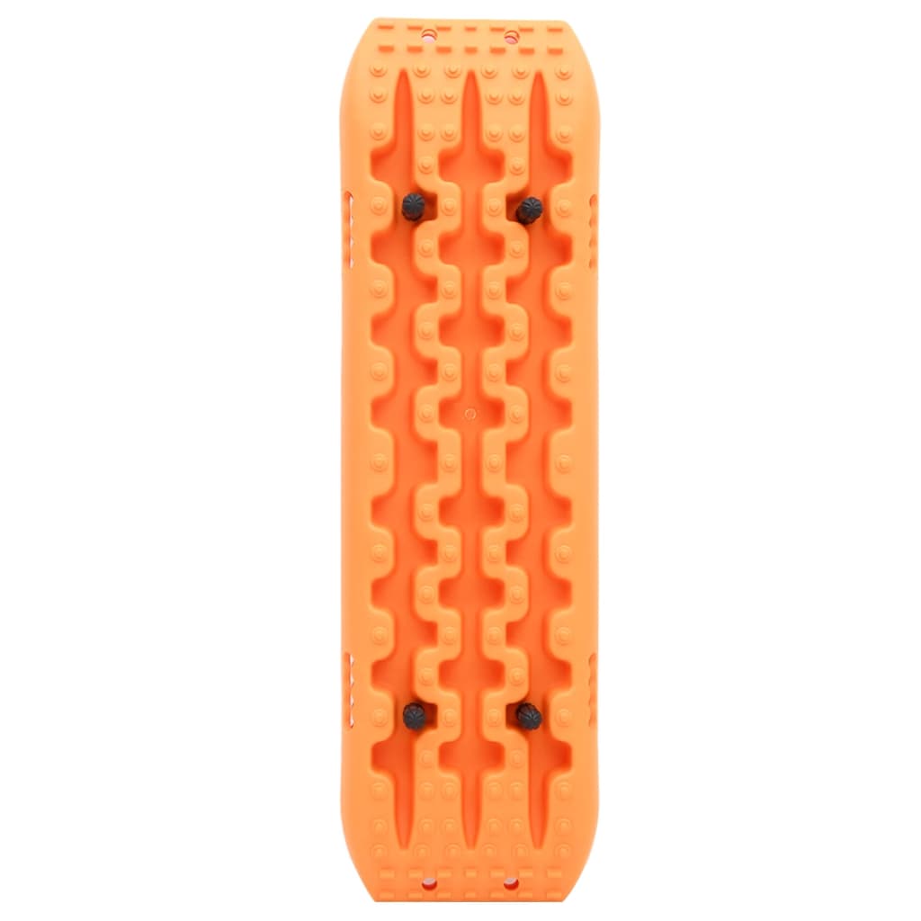 Vidaxl gripplaten 2 st 106x30,5x7 cm nylon oranje