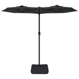 Vidaxl parasol dubbel dak 316x145 cm antracietkleurig
