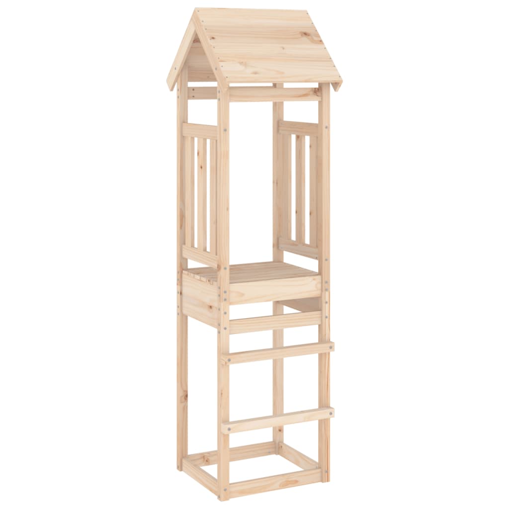 VidaXL Speeltoren 52,5x46,5x206,5 cm massief grenenhout