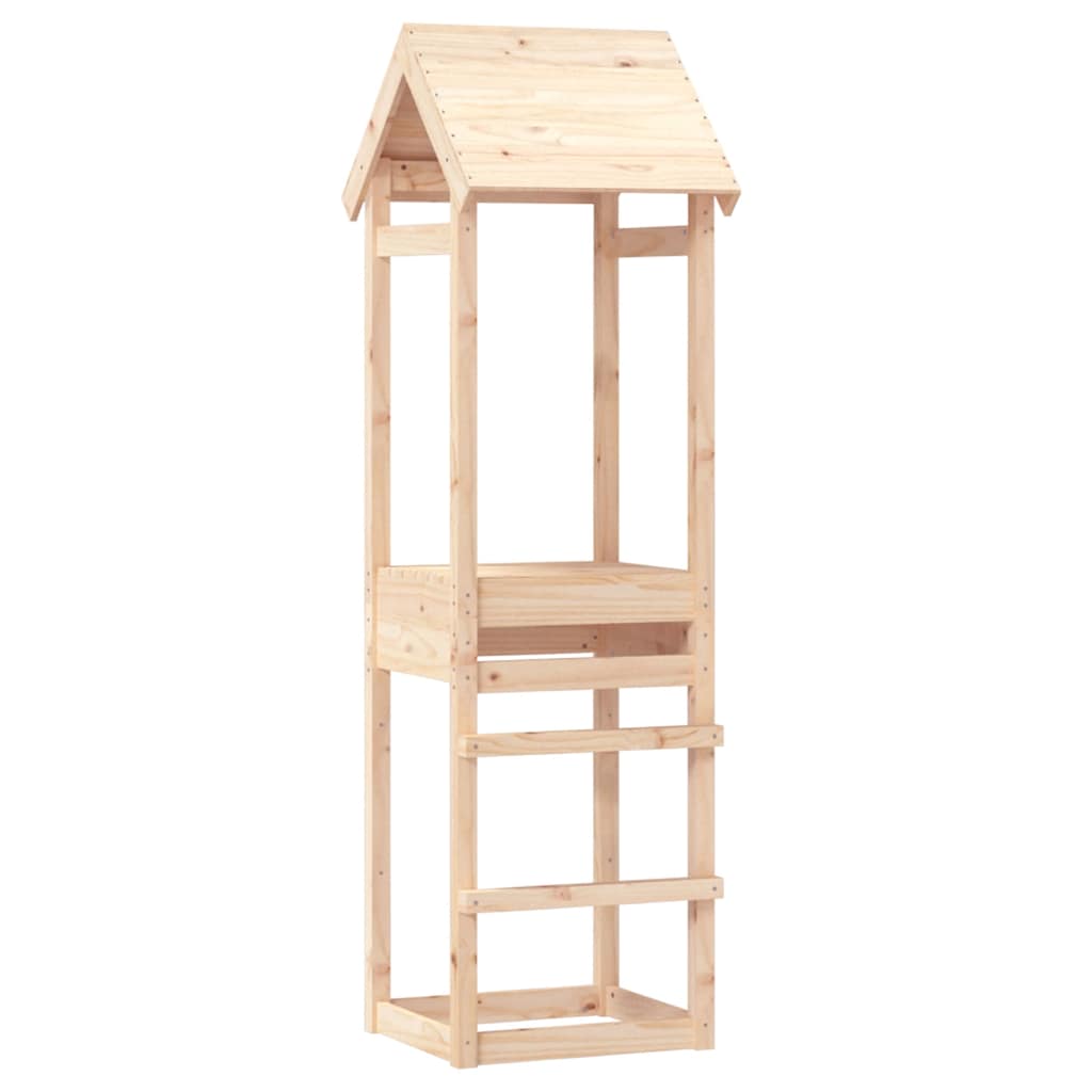 Vidaxl speeltoren 53x46,5x194 cm massief grenenhout