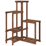 Vidaxl plantenstandaard 62,5x61,5x101,5 cm massief vurenhout