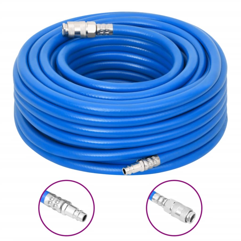 Vidaxl luchtslang 0,7'' 2 m pvc blauw