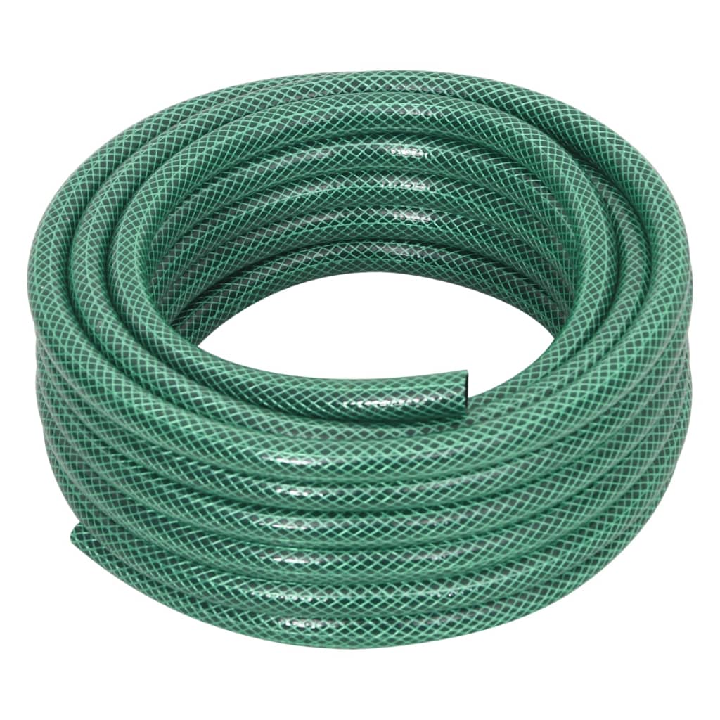 VidaXL Tuinslang met koppelingsset 0,5'' 20 m PVC groen