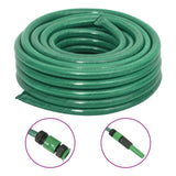 Vidaxl tuinslang met koppelingsset 0,75'' 10 m pvc groen