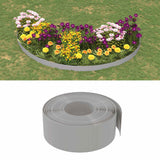 Vidaxl tuinranden 4 st 10 m 20 cm polyetheen grijs