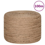 Vidaxl touw 100 m lang 8 mm dik jute