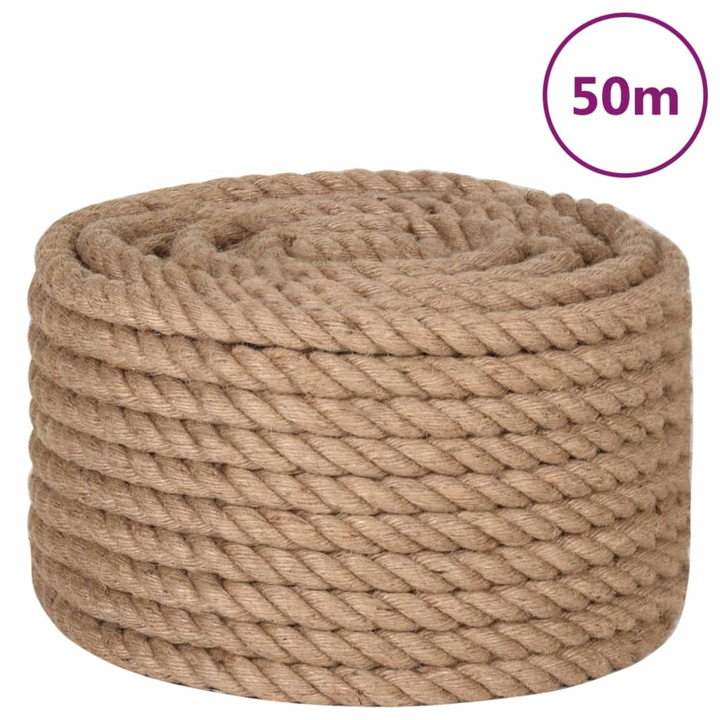 Vidaxl touw 50 m lang 24 mm dik jute