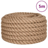 Vidaxl touw 5 m lang 40 mm dik jute