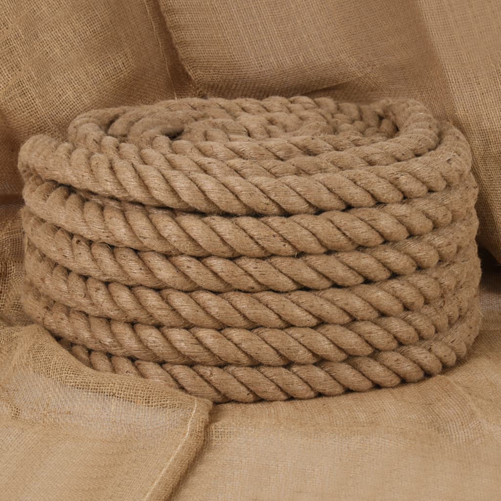 Vidaxl touw 5 m lang 40 mm dik jute