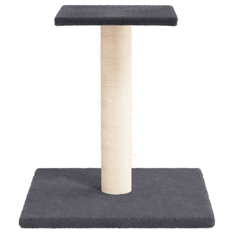 Vidaxl krabpaal met platform 38 cm donkergrijs