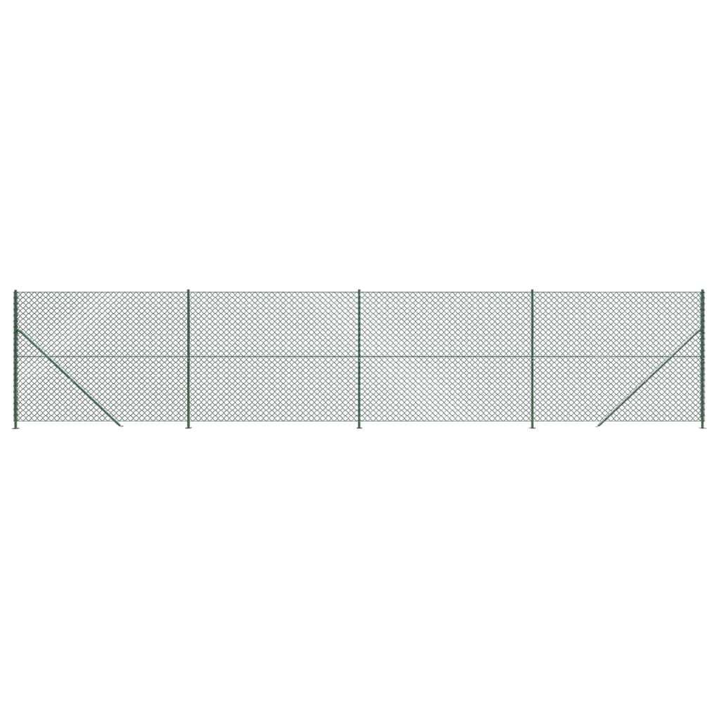 Vidaxl gaashek met flens 1,6x10 m groen