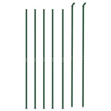 Vidaxl gaashek met flens 2,2x10 m groen