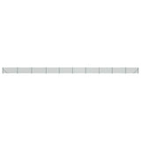 Vidaxl gaashek met flens 1x25 m groen