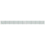 VidaXL Gaashek met flens 2,2x25 m groen