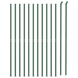 VidaXL Gaashek met flens 2,2x25 m groen