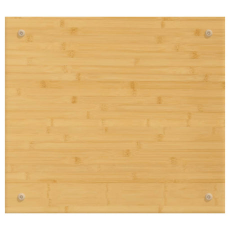 Vidaxl kookplaatafdekking 50x56x1,5 cm bamboe