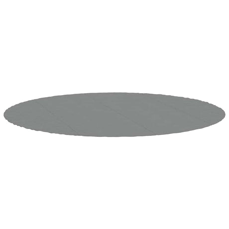 Vidaxl zwembadgrondzeil ø458 cm polyester geotextiel lichtgrijs