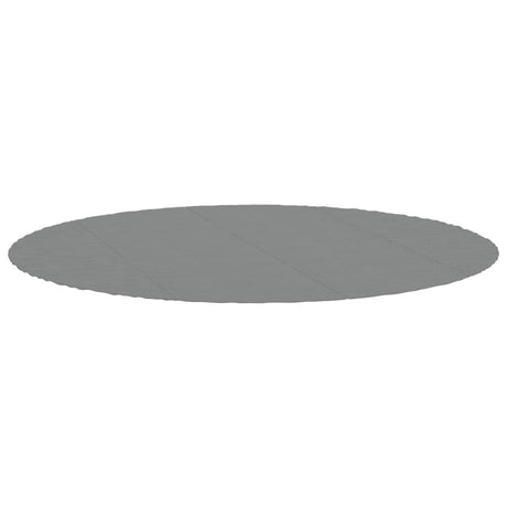 Vidaxl zwembadgrondzeil ø458 cm polyester geotextiel lichtgrijs