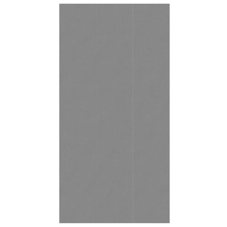 Vidaxl zwembadgrondzeil 640x321 cm polyester geotextiel lichtgrijs