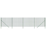 Vidaxl draadgaashek 1,6x10 m gegalvaniseerd staal groen