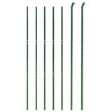 Vidaxl draadgaashek 1,6x10 m gegalvaniseerd staal groen