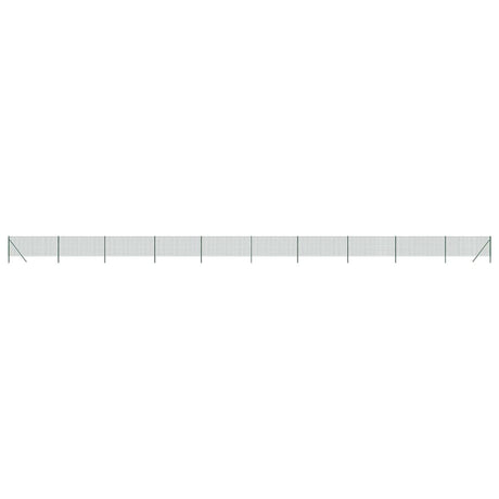 Vidaxl draadgaashek 0,8x25 m gegalvaniseerd staal groen