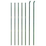 Vidaxl draadgaashek 1,6x10 m gegalvaniseerd staal groen