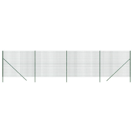 VidaXL Draadgaashek 2x10 m gegalvaniseerd staal groen