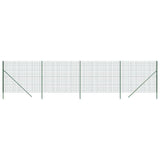 Vidaxl draadgaashek 1,6x10 m gegalvaniseerd staal groen