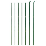 Vidaxl draadgaashek 1,6x10 m gegalvaniseerd staal groen