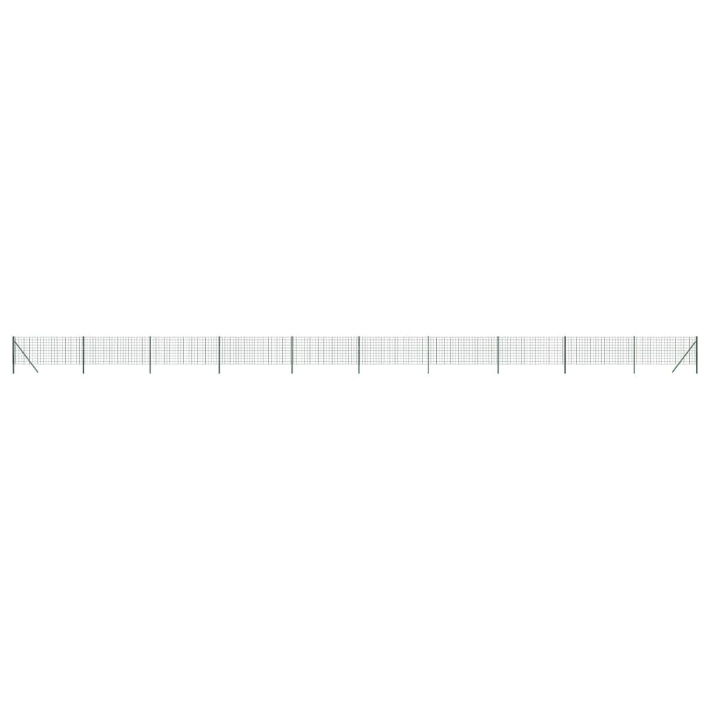 VidaXL Draadgaashek 0,8x25 m gegalvaniseerd staal groen