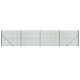 Vidaxl draadgaashek met grondankers 1,6x10 m groen