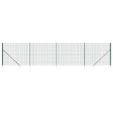Vidaxl draadgaashek met grondankers 1,4x10 m groen