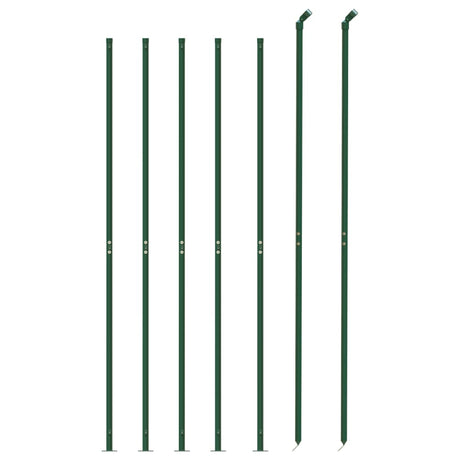 Vidaxl draadgaashek met flens 1,8x10 m groen