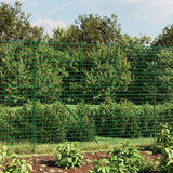 VidaXL Draadgaashek met flens 2x10 m groen